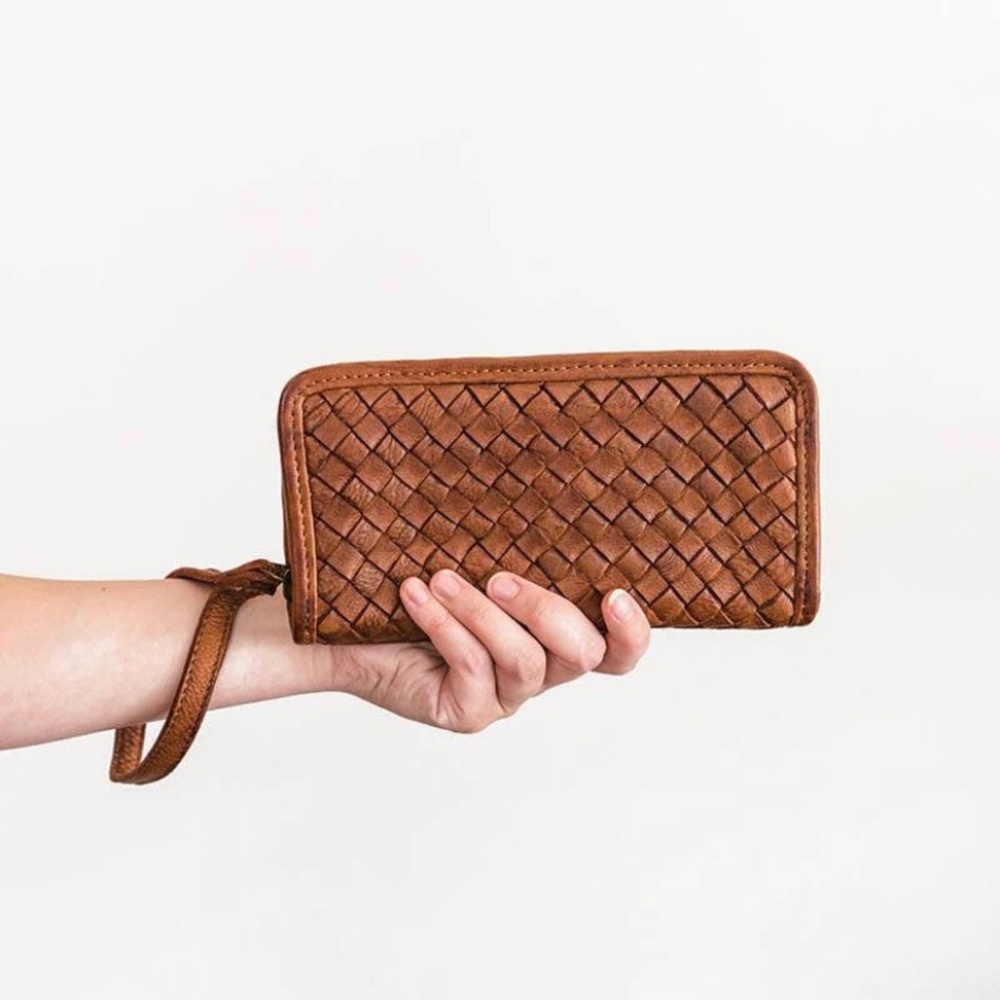 Trades of Hope leather traveler wristlet